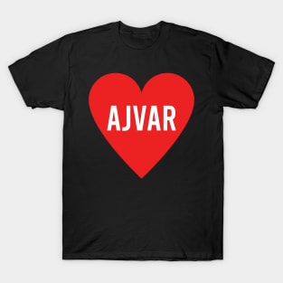 Ajvar love - Ajvar heart T-Shirt